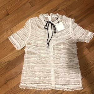 SOLD Sandro lace top